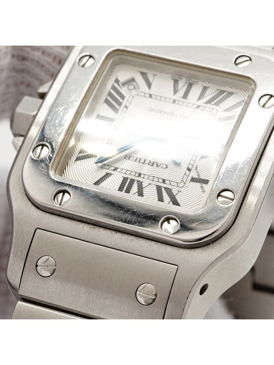 Cartier Santos Galbe SM Silver Dial Watch main image 5